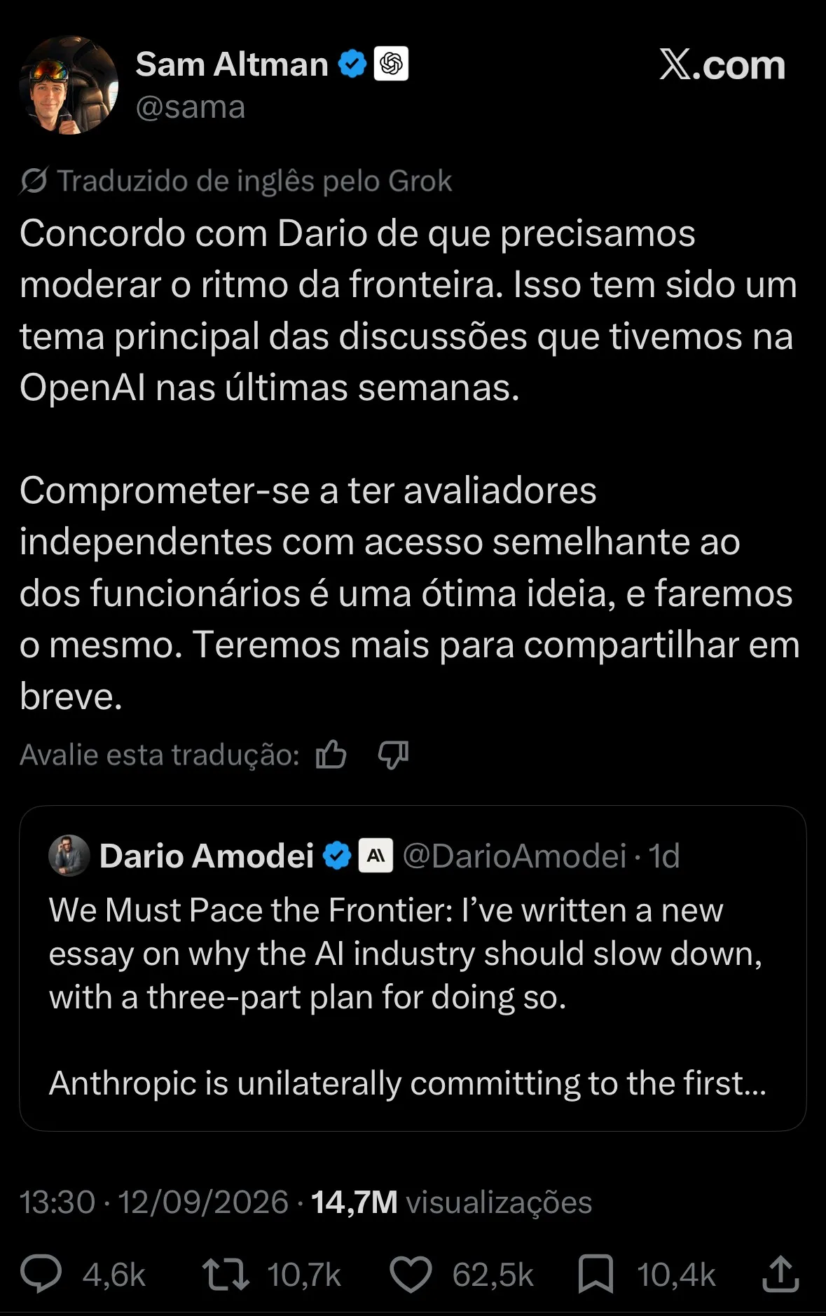 Dona do ChatGPT descarta IPO neste ano e executivos fazem alerta sobre IA: haverá um freio na tecnologia?
