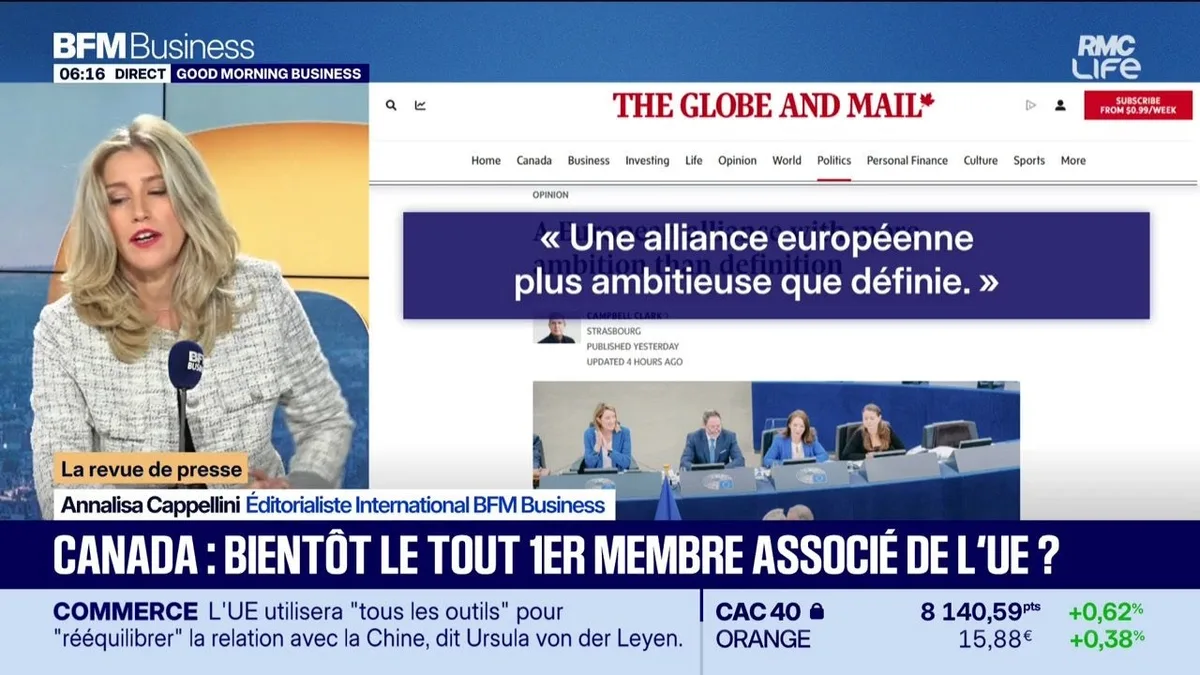 Le Monde qui bouge : la revue de presse : Canada, bientôt le tout premier membre associé de l'UE ? - 17/09
