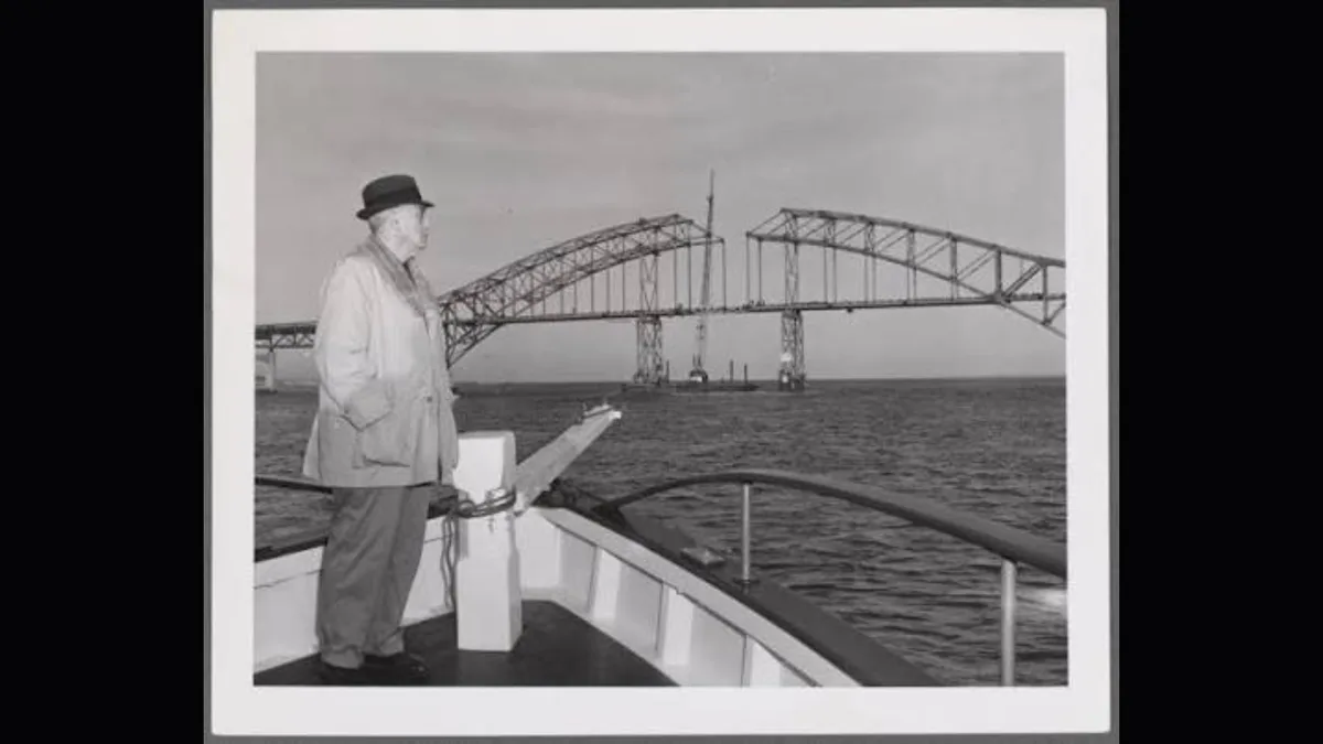 After a 1962 storm battered Fire Island, Robert Moses proposed a highway along the New York barrier