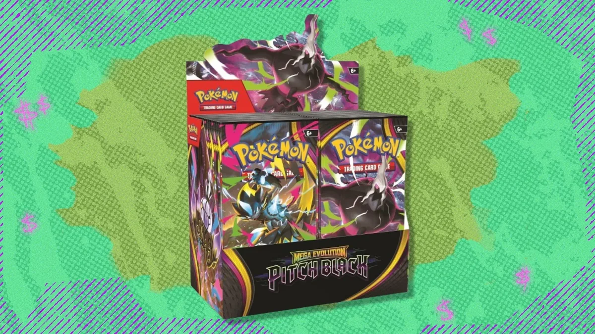 The Pokémon TCGs Pitch Black Booster Display Box is under market price at Amazon — save over $25