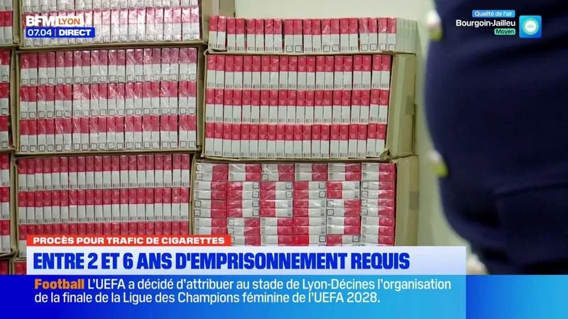 2 à 6 ans de prison requis dans le procès pour trafic de cigarettes