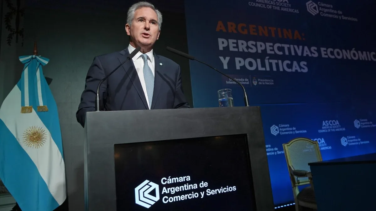 Quirno defendió la apertura comercial de Milei: “Vendemos más, llegamos más lejos”