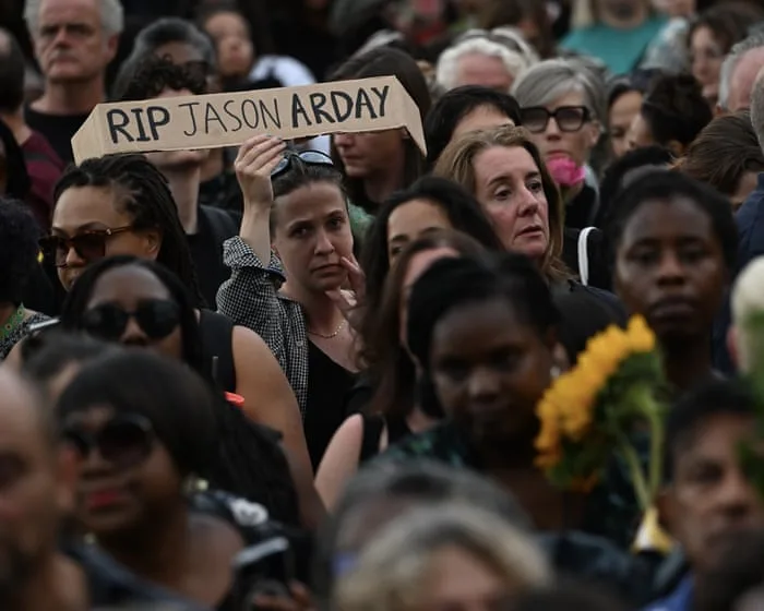 Tens of thousands pay tribute to Jason Arday at Trafalgar Square vigil