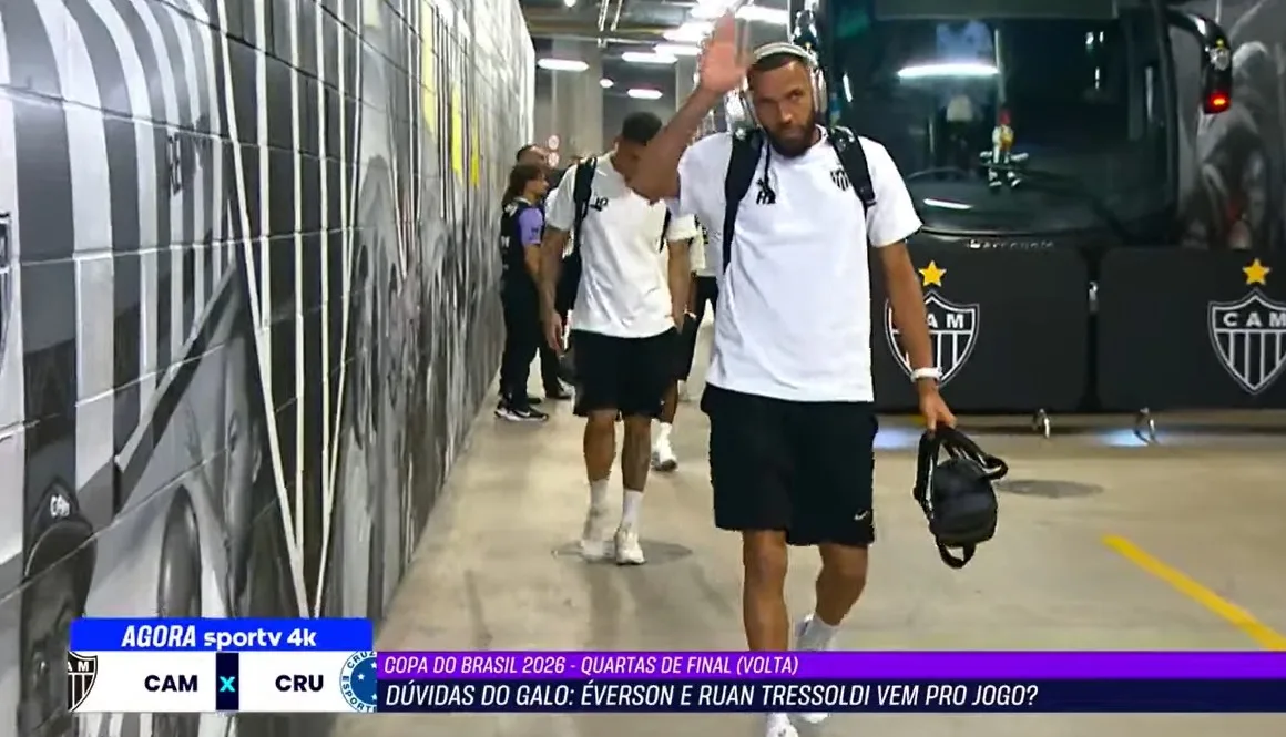 Com Everson, Atlético-MG tem mudança de última hora para encarar o Cruzeiro; veja escalação