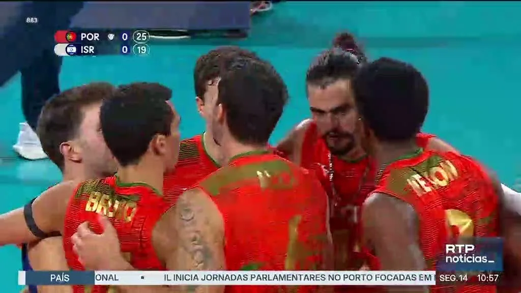 Europeu de Voleibol. Portugal perde com Israel e complica apuramento