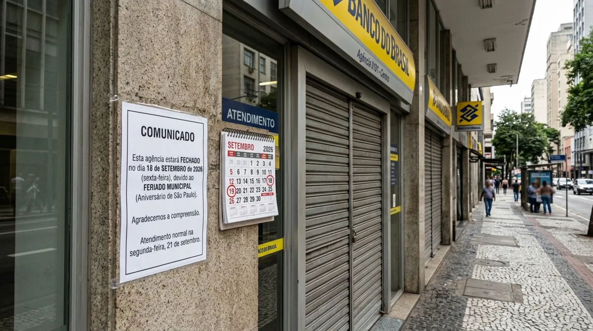 Brasileiros recebem comunicado sobre fechamento dos bancos nesta sexta-feira