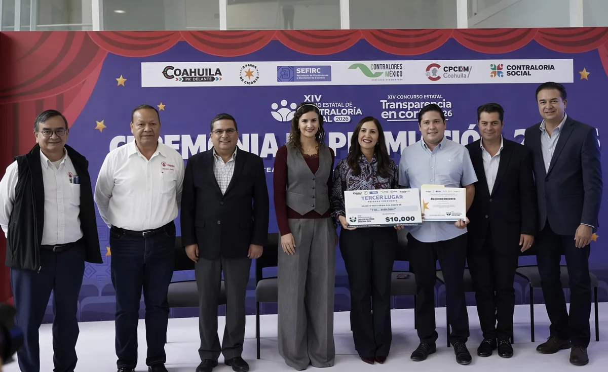 Torreón: Profesor de la UAdeC obtiene tercer lugar en Premio Estatal de Contraloría Social