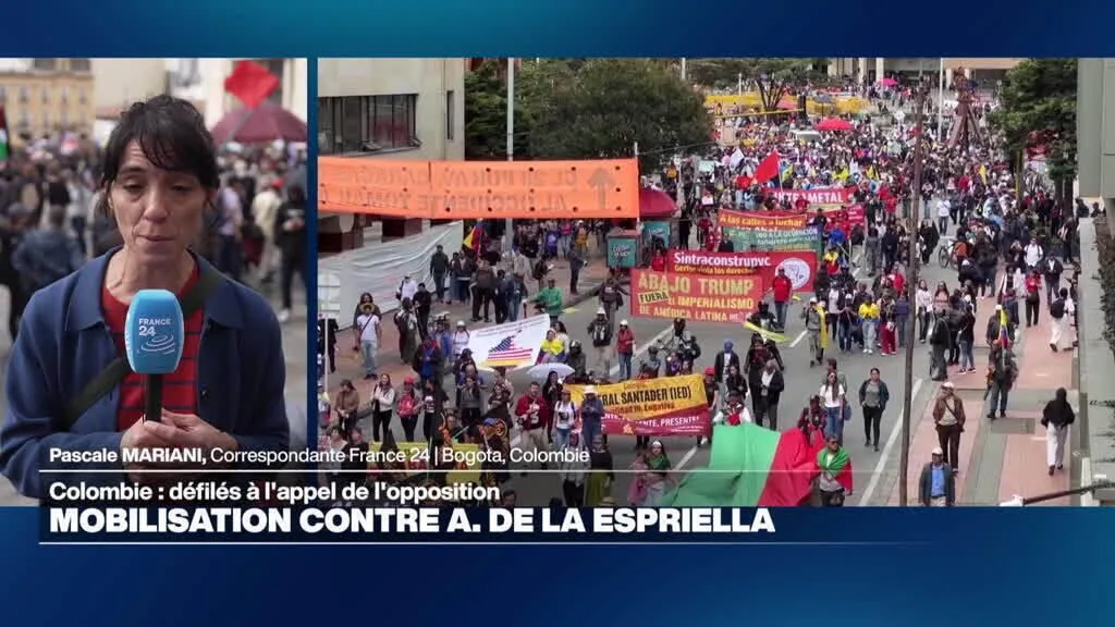 Colombie : des milliers de manifestants dans la rue contre le durcissement du gouvernement de droite