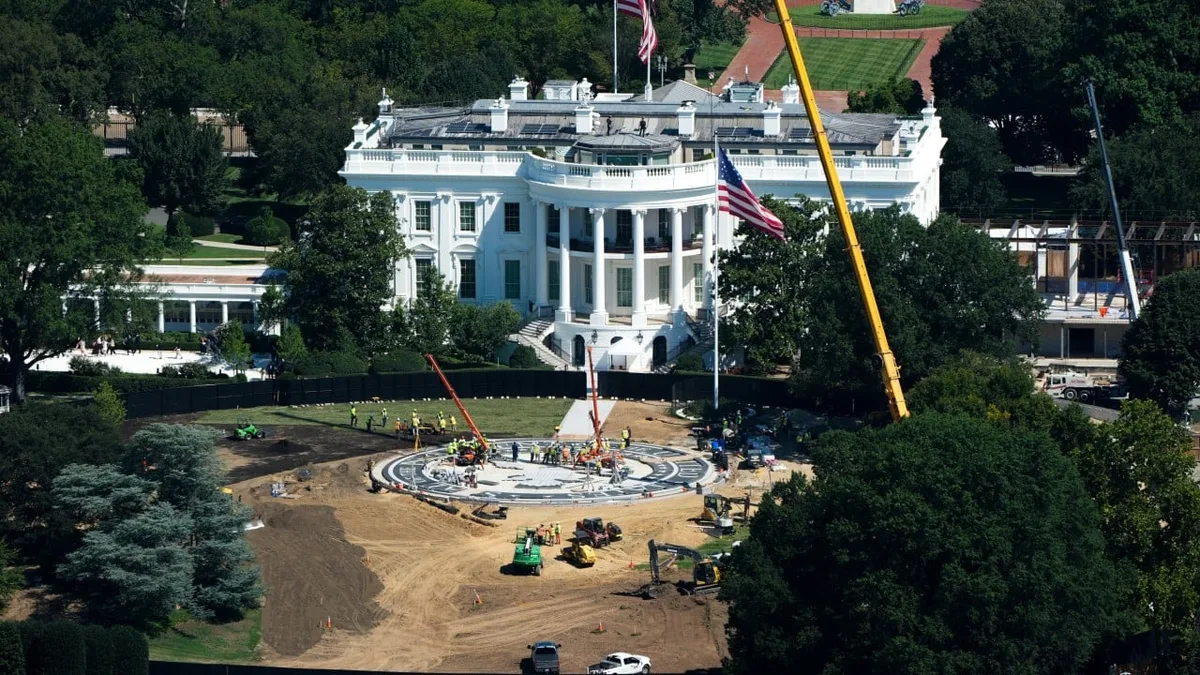 US Supreme Court lets Trump continue work on White House ballroom for now