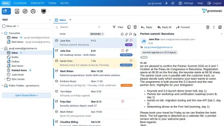 Freie Exchange-Alternative: grommunio Web mit OpenPGP