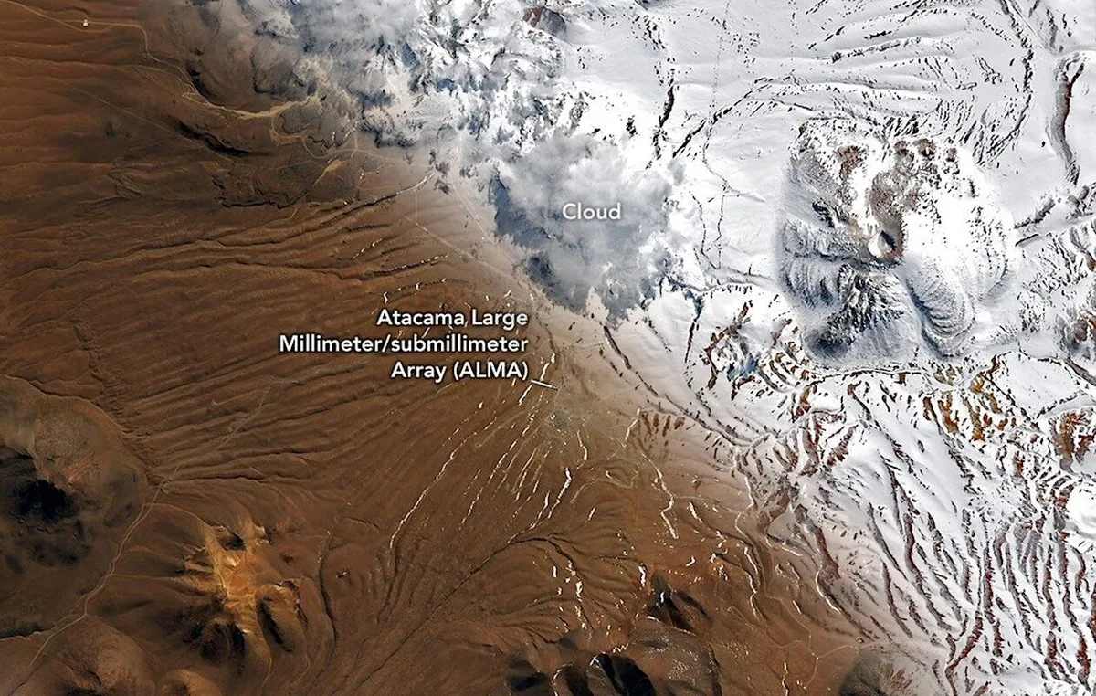 Num belo dia, o deserto do Atacama acordou coberto de neve