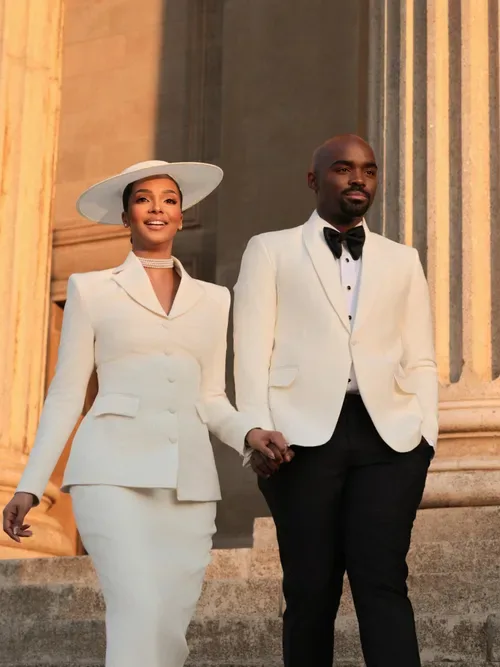 Celebrating five years of love: Liesl Laurie-Mthombeni and Musa Mthombeni's anniversary