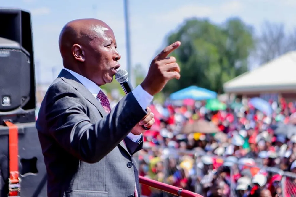 ‘Kimberley’s diamonds built wealth, but not for its people’: Malema