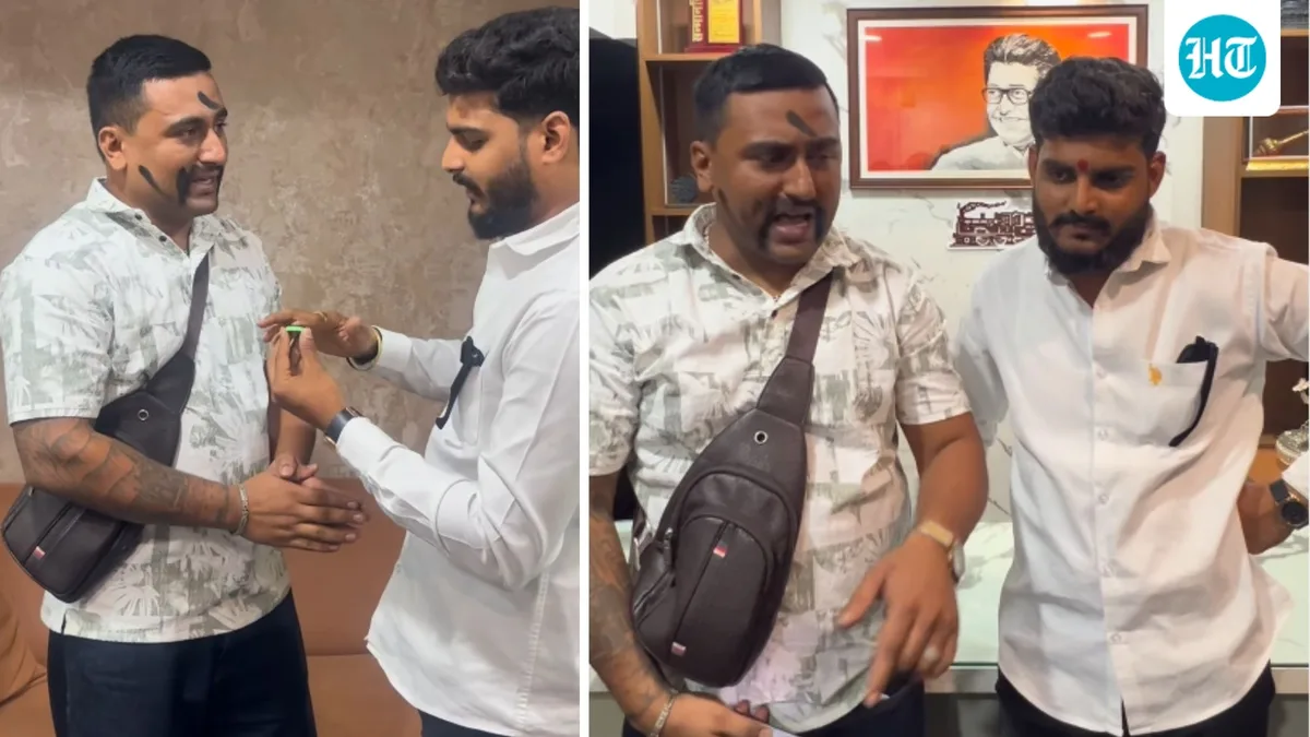 ‘MNS style’: Influencer made to prostrate, slap himself with slippers over Raj Thackeray remarks