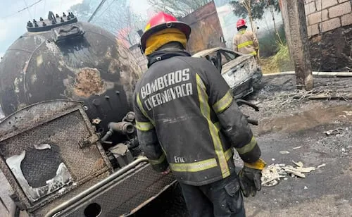 Fiscal de Morelos confía que FGR pronto entregue resultados de investigación por explosión de gas en Cuernavaca; conductor no ha sido localizado