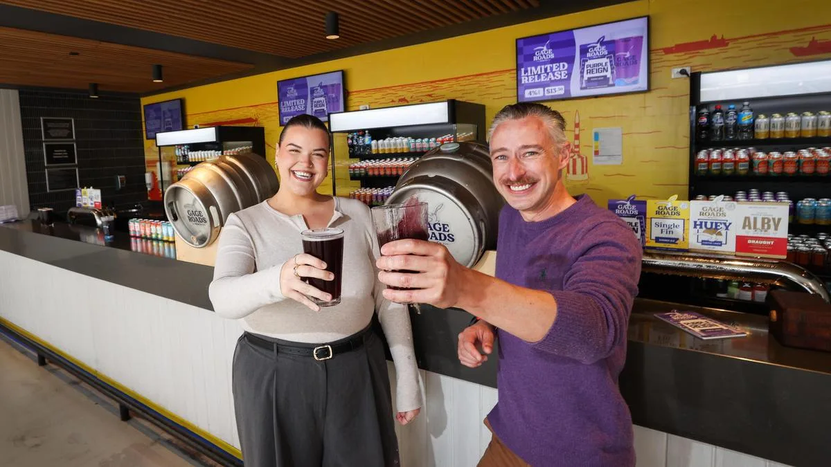 Gage Roads awarded five-year extension at Optus Stadium as it unveils purple beer ahead of Dockers’ final