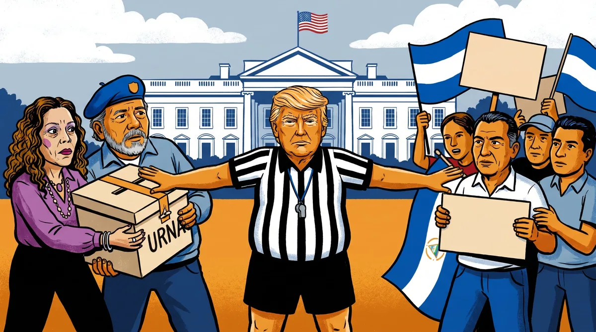 Exiliados nicaragüenses piden a Donald Trump impulsar acciones contra el régimen de Daniel Ortega
