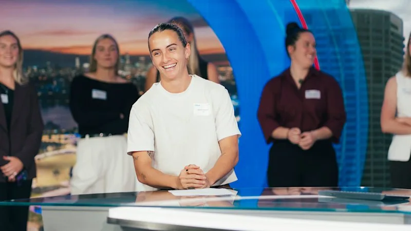 In pictures: Top Perth athletes get a look behind the scenes of Nine’s CBD headquarters