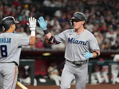 Esteury Ruiz hits 3-run double in 11th to lift Marlins to 4-2 win, damaging D-backs' playoff hopes