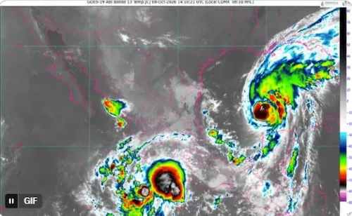 Huracán Isaias y tormenta tropical Simon afectan al país; sigue en vivo su trayectoria y evolución
