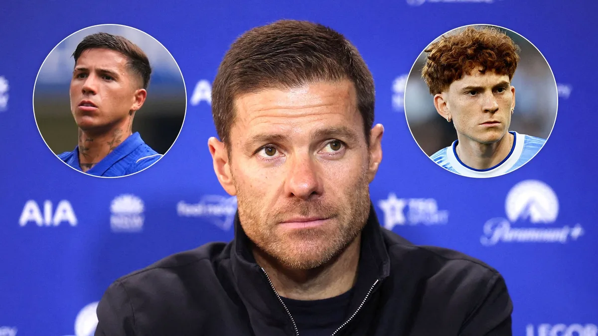 Xabi Alonso planteó un interrogante sobre el futuro de Enzo Fernández y elogió a Valentín Barco tras su debut en Chelsea