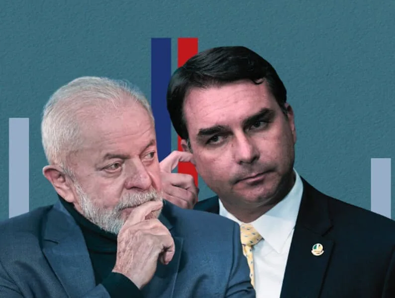 BTG/Nexus: Lula e Flávio ficam a 5 pontos no 1º turno e empatam no 2º