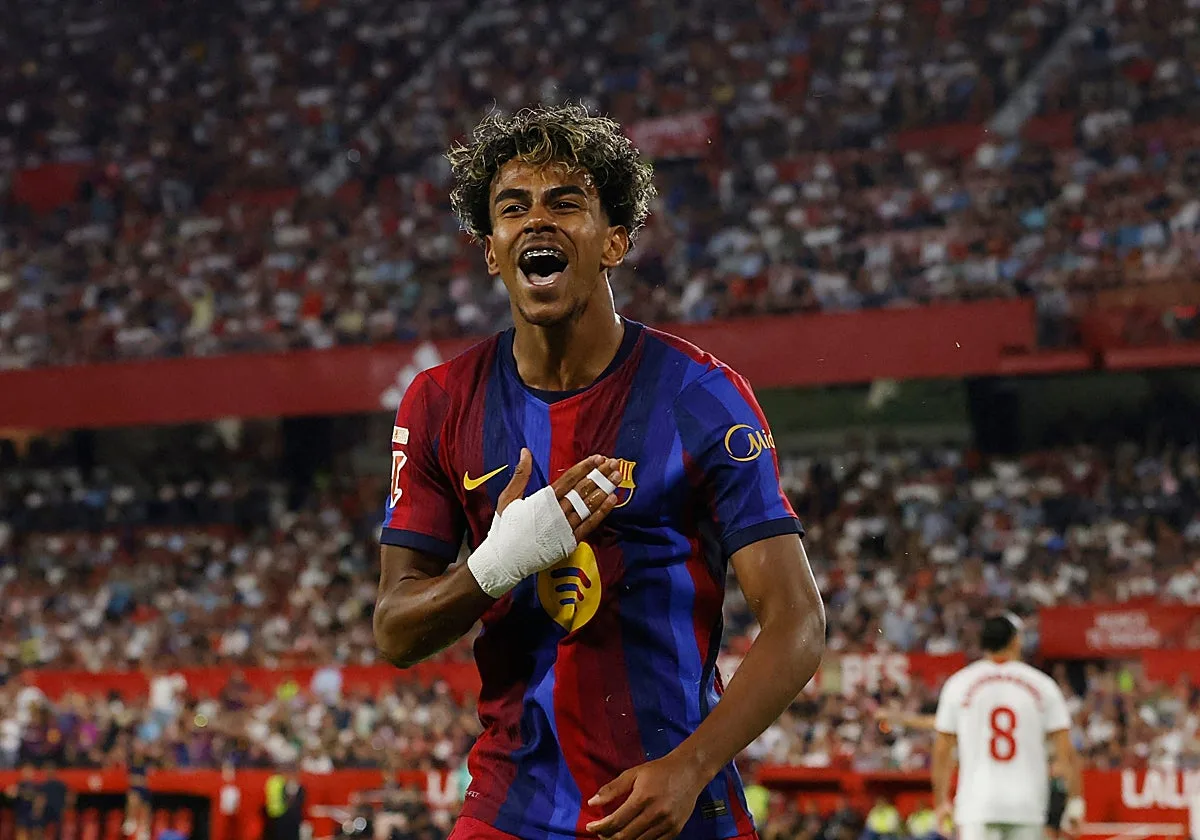 Lamine Yamal sigue 'picando' al sevillismo tras la victoria en el Sánchez-Pizjuán