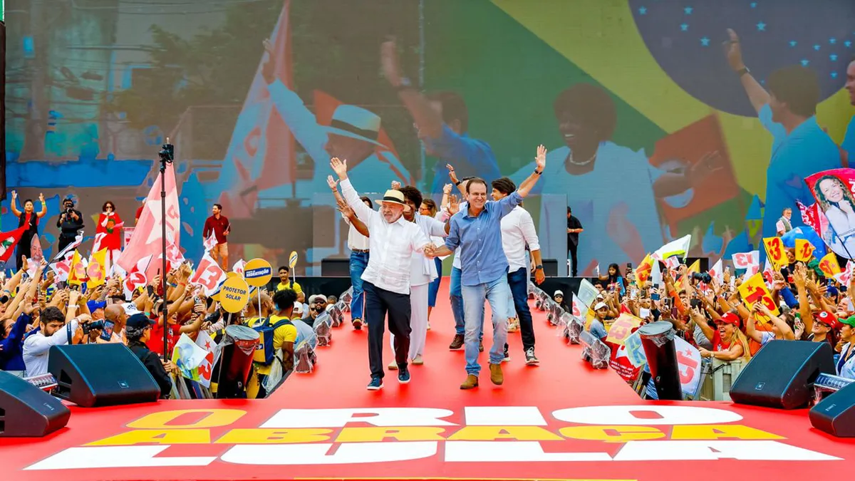 Ala do PSol é barrada em ato de Lula e Paes no Rio de Janeiro