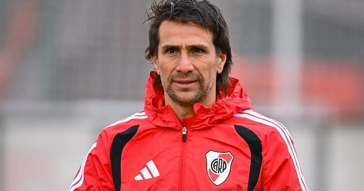 La primera imagen de Ponzio como técnico de River: cómo fue la práctica en Cantilo