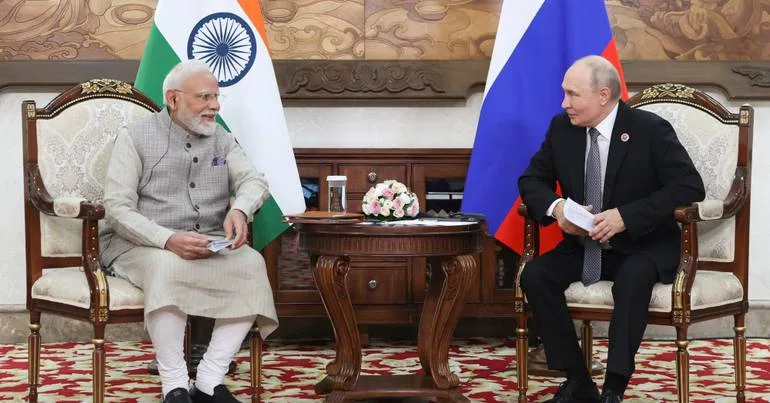 Cimeira. Modi pede fim da guerra na Ucrânia a Putin