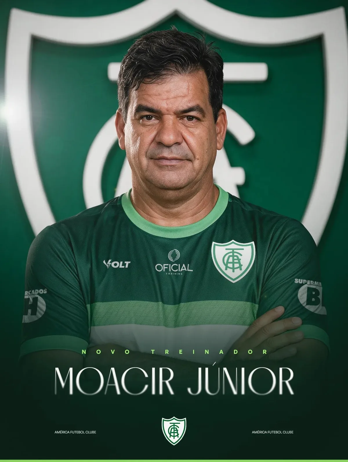 América-MG apresenta Moacir Júnior após queda para a Série C e projeta reta final de competição