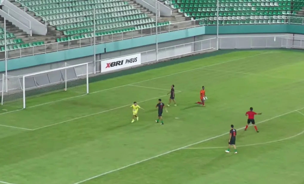 Com cinco gols no 1º tempo, Náuas supera Andirá no término do 1º turno do Acreano Série B