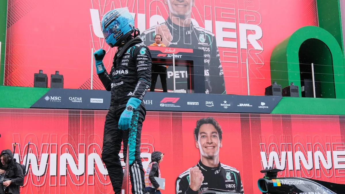 George Russell cruises to sprint victory at Dutch Grand Prix