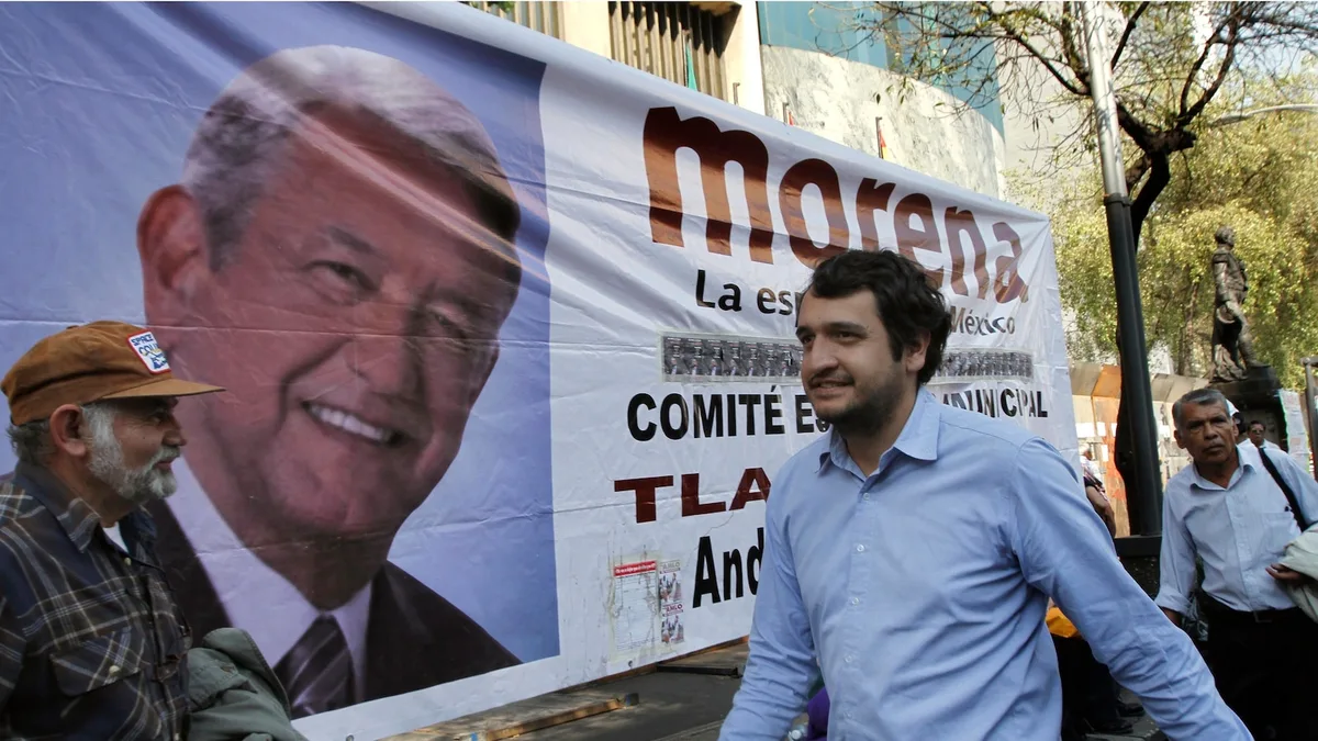 Son of former Mexican president says US revoked his visa, appeals directly to Trump