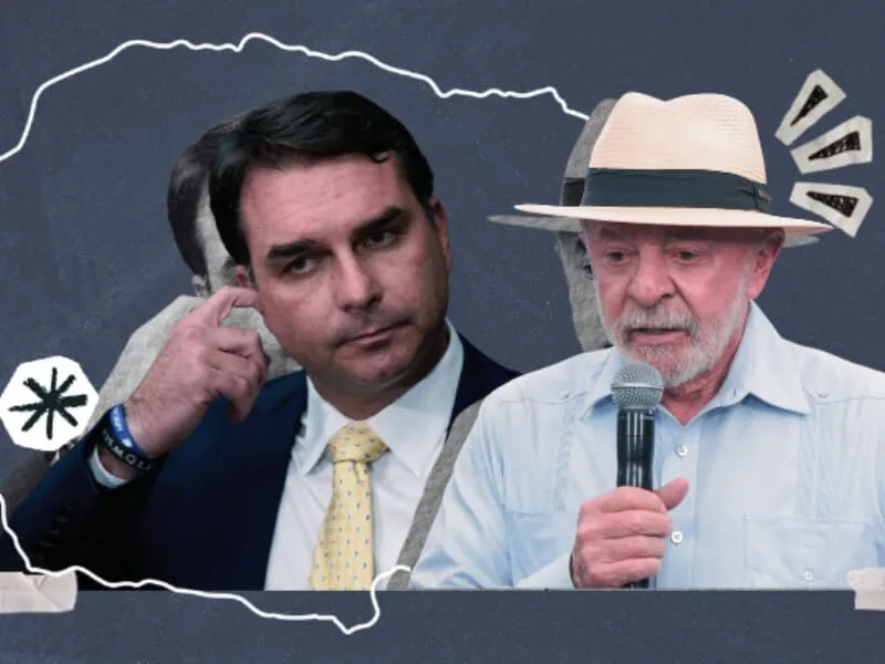 Flávio Bolsonaro abre 13 pontos sobre Lula no Paraná, diz pesquisa