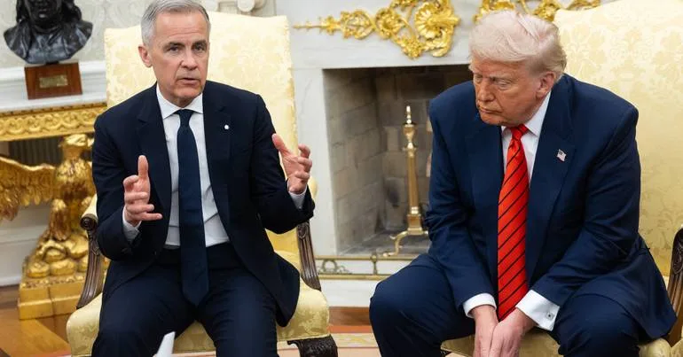 Carney volta a mostrar os dentes a Trump