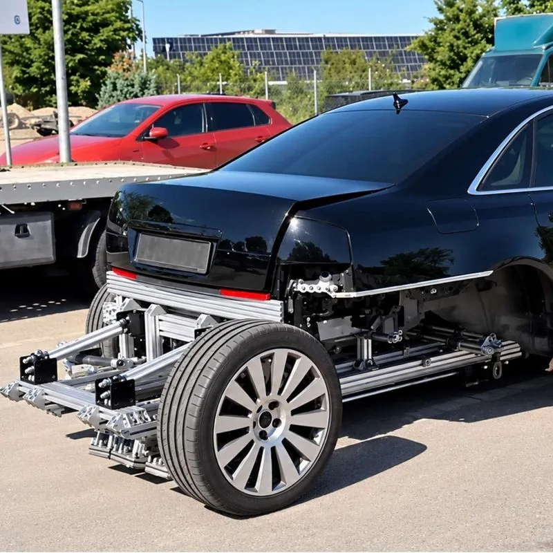 Actualité : Une Audi A8 sans aucun moteur électrique ni thermique et pas de batterie : l'intrigante modification qui fait rouler la berline de luxe (car oui, elle roule, mais bizarrement)