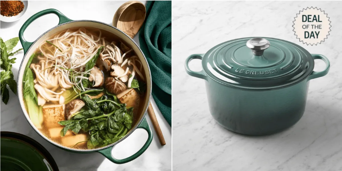 Le Creuset’s deep Dutch oven is almost 40% off right now