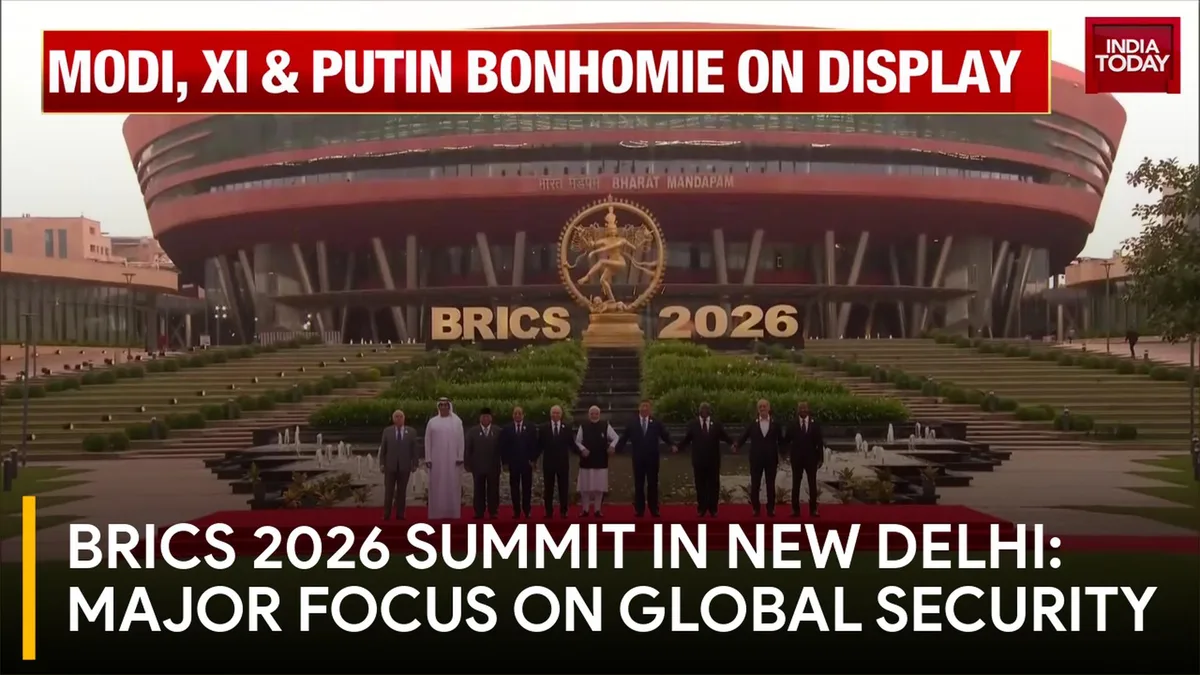 BRICS 2026 Summit in New Delhi: Family Photo Unveiled | PM Modi | Xi Jinping | Vladimir Putin