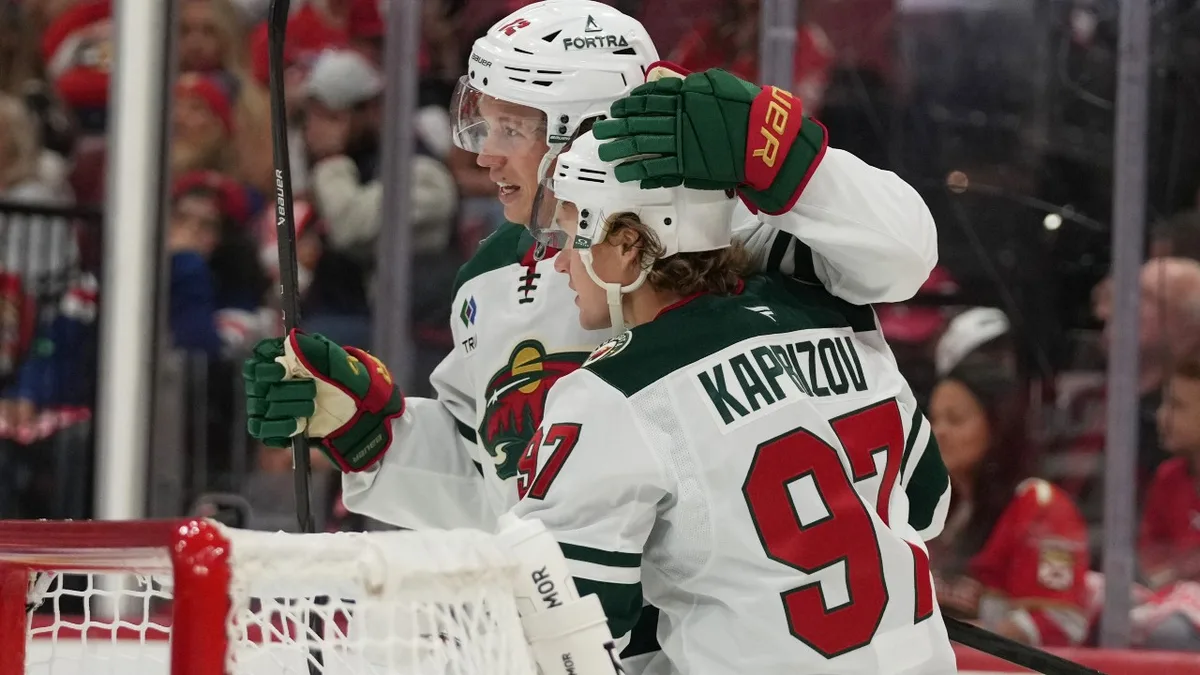 Kaprizov has hat trick, Wild top Panthers to spoil Florida’s home opener