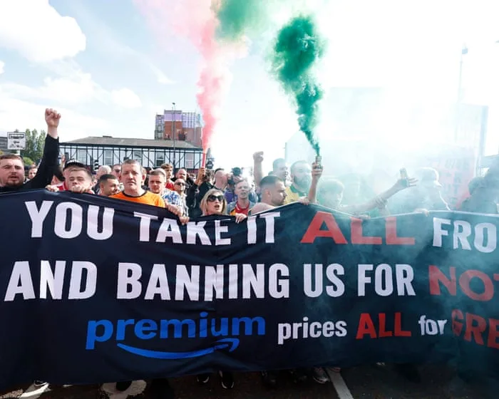 Slip sliding away: football season-ticket holders fear falling down pecking order