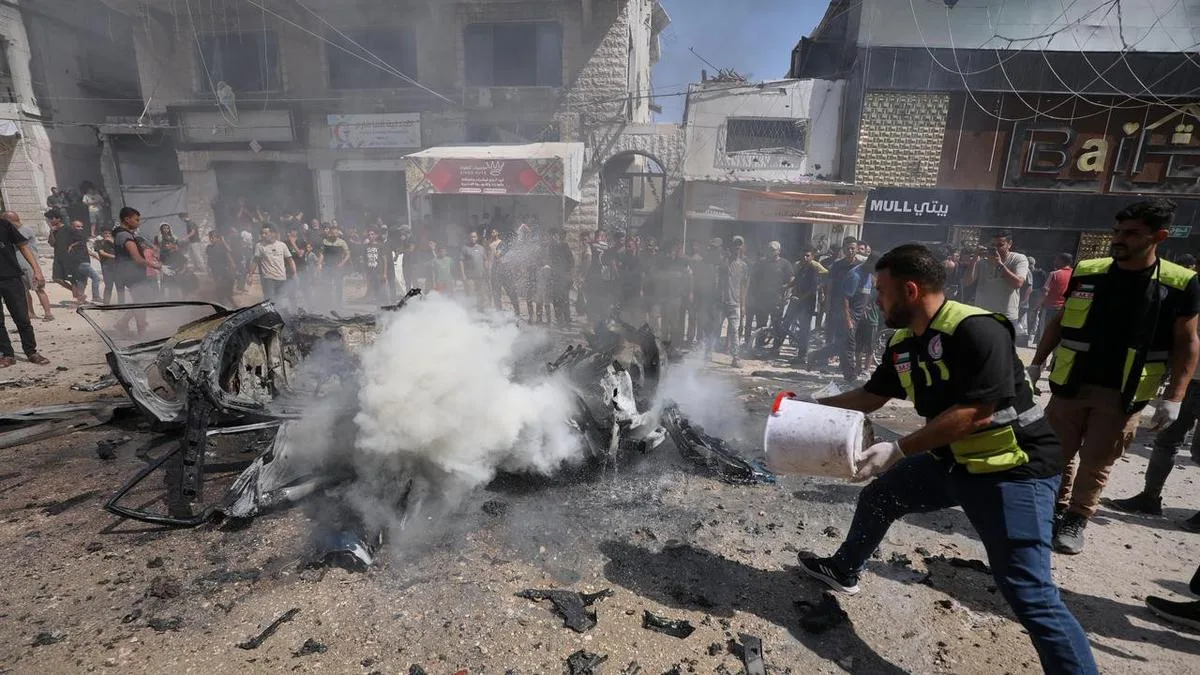 Israeli fire kills five people in Gaza Strip: medics