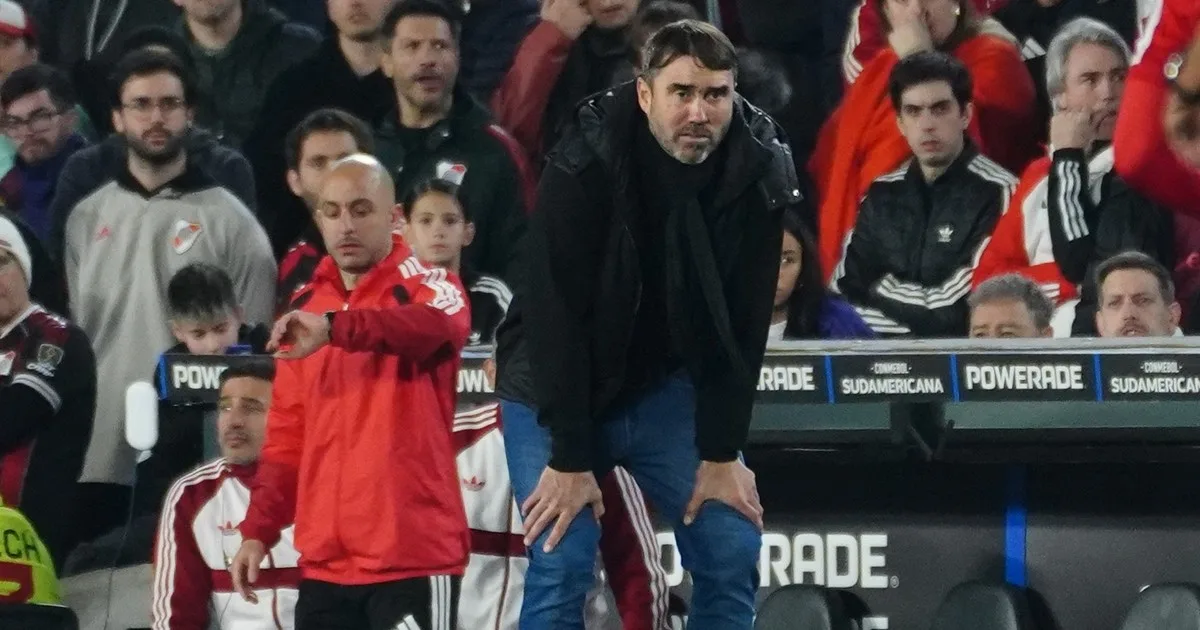 Video: la reacción de Coudet y del Monumental cuando River quedó eliminado de la Sudamericana