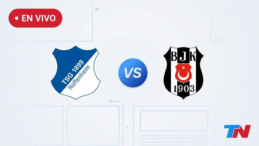 Hoffenheim vs Besiktas en vivo por la fecha 2 de la UEFA Europa League: hora, dónde ver y formaciones