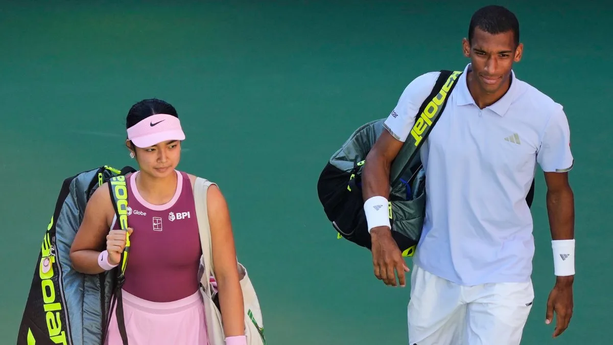 Felix Auger-Aliassime, Alexandra Eala lose in mixed doubles at US Open