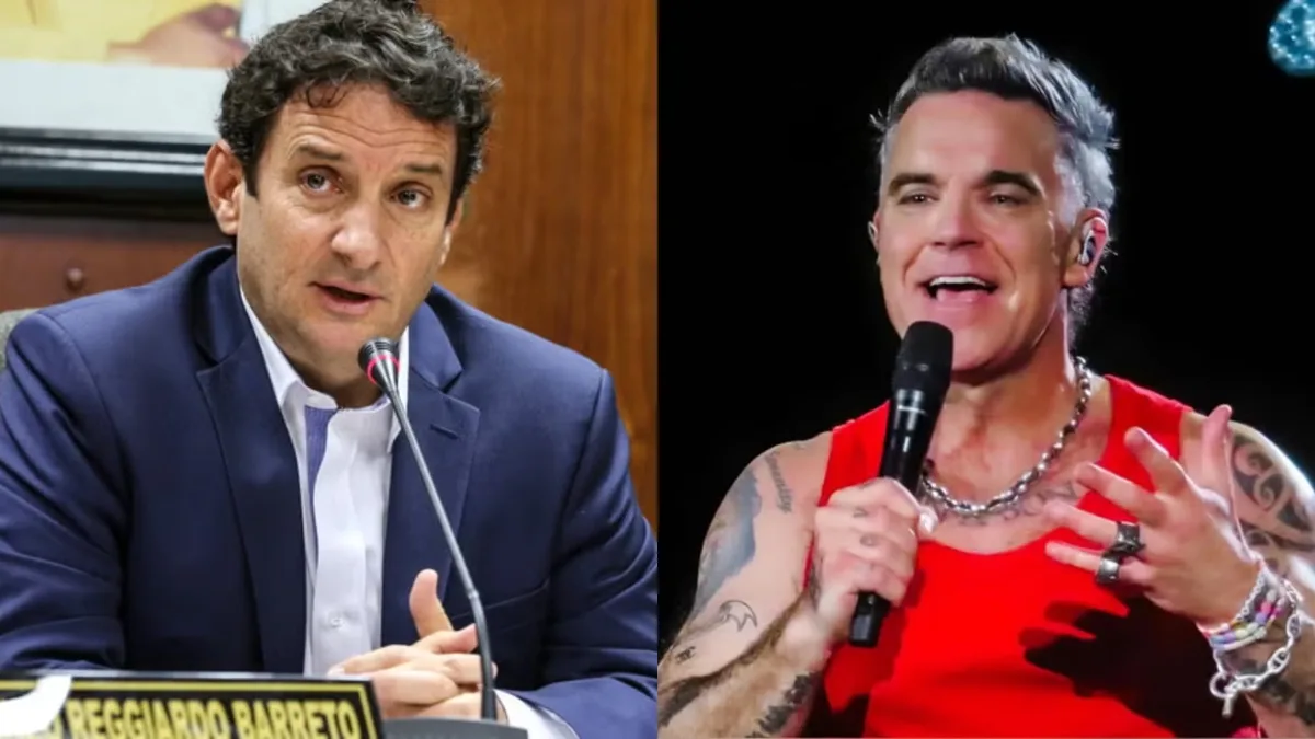 Renzo Reggiardo recibirá a Robbie Williams antes de su concierto en Lima