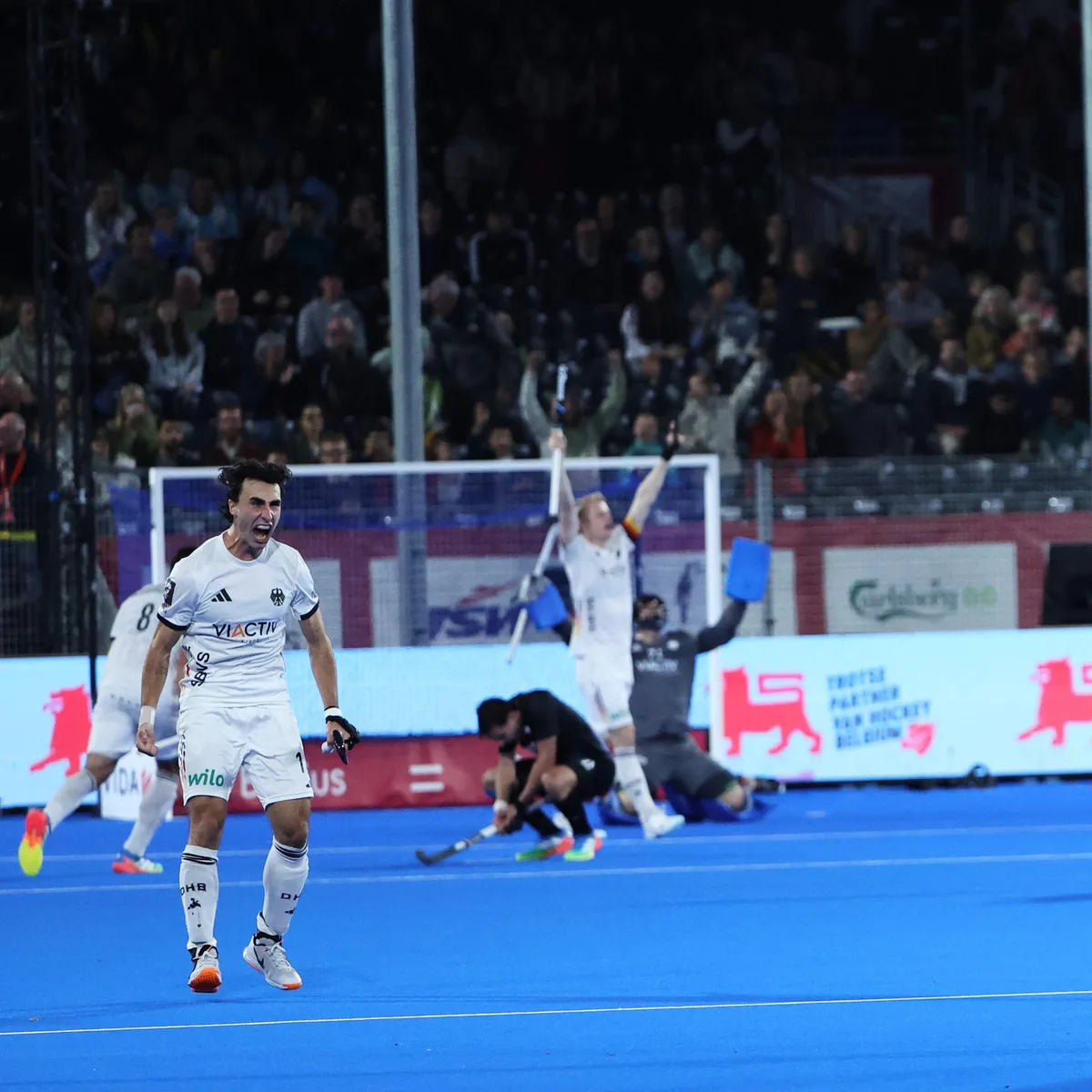 WM in Belgien - Deutschlands Hockey-Männer stehen im Finale Spanien gegenüber