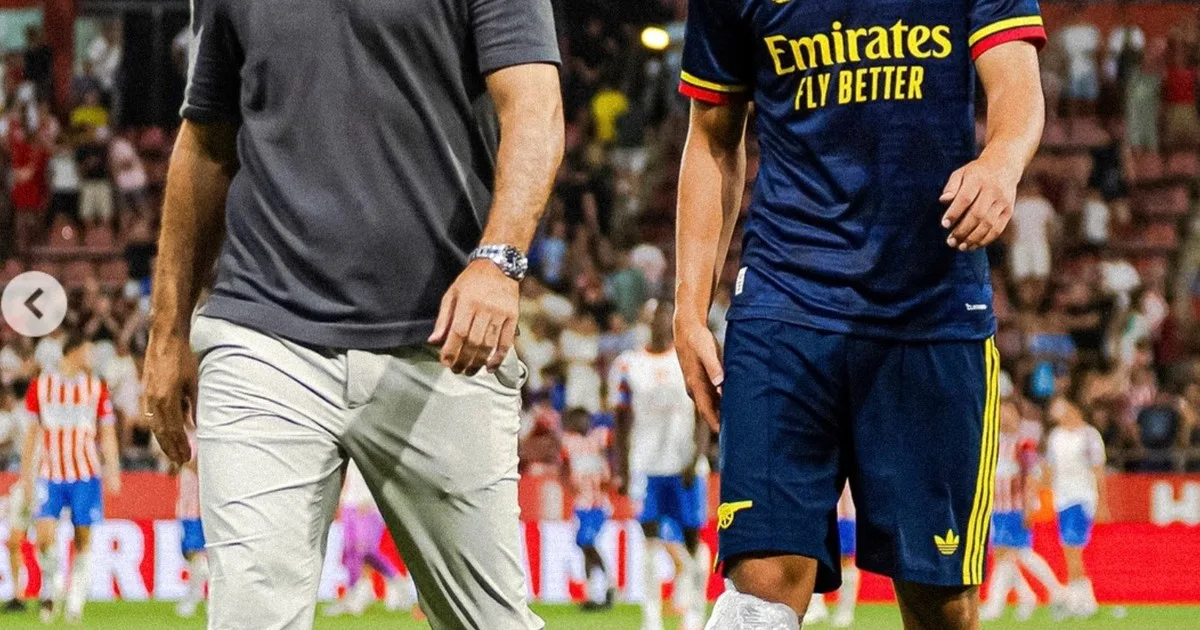 La reacción de Arteta luego de que Messi eligiera a una joya del Arsenal entre las promesas del futuro