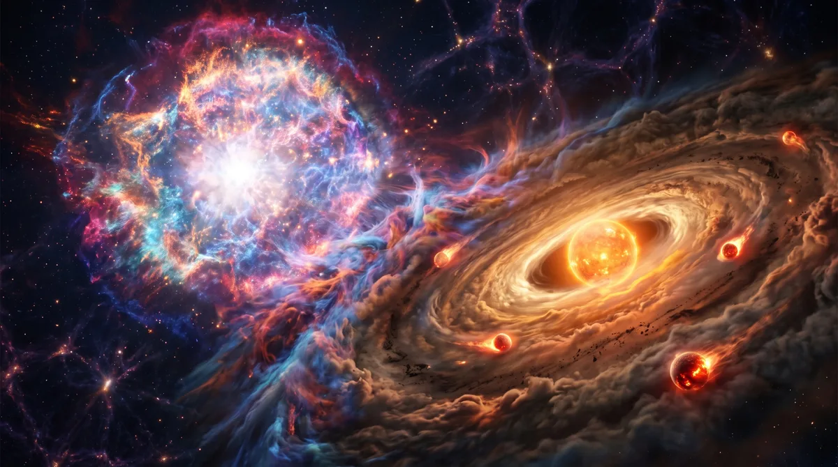 Planetas rochosos podem ter começado a surgir apenas 100 milhões de anos depois do Big Bang, quando o Universo ainda era extremamente jovem