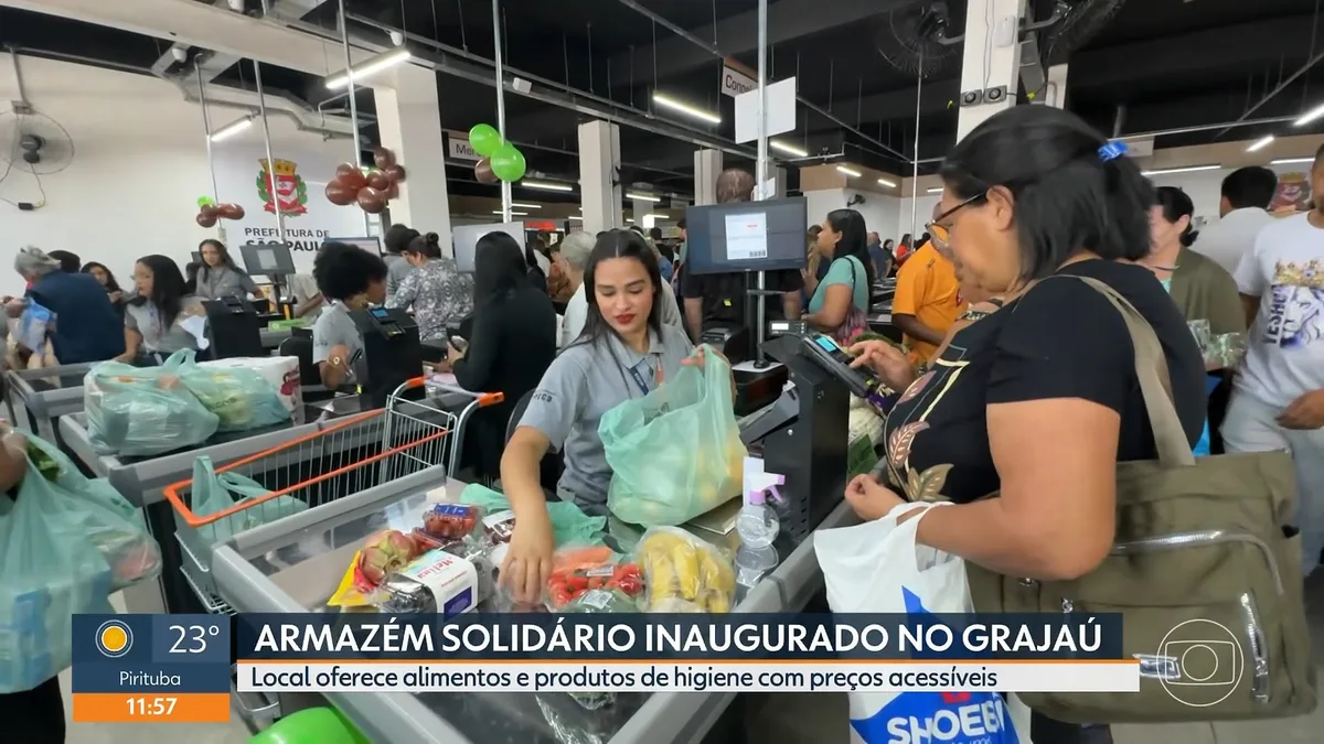 Armazém solidário oferece alimentos e produtos de higiene com preços acessíveis no Grajaú, Zona Sul de SP